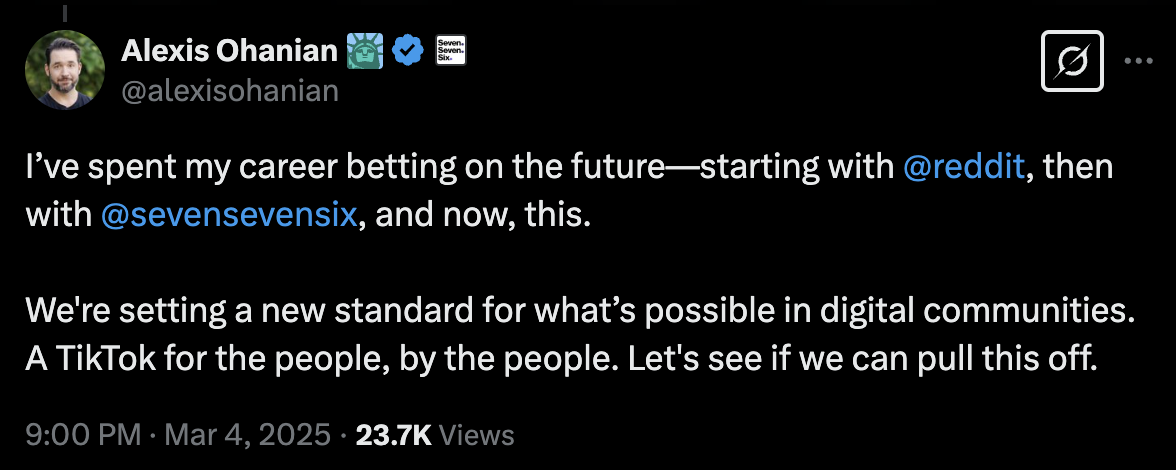 Alexis Ohanian TikTok