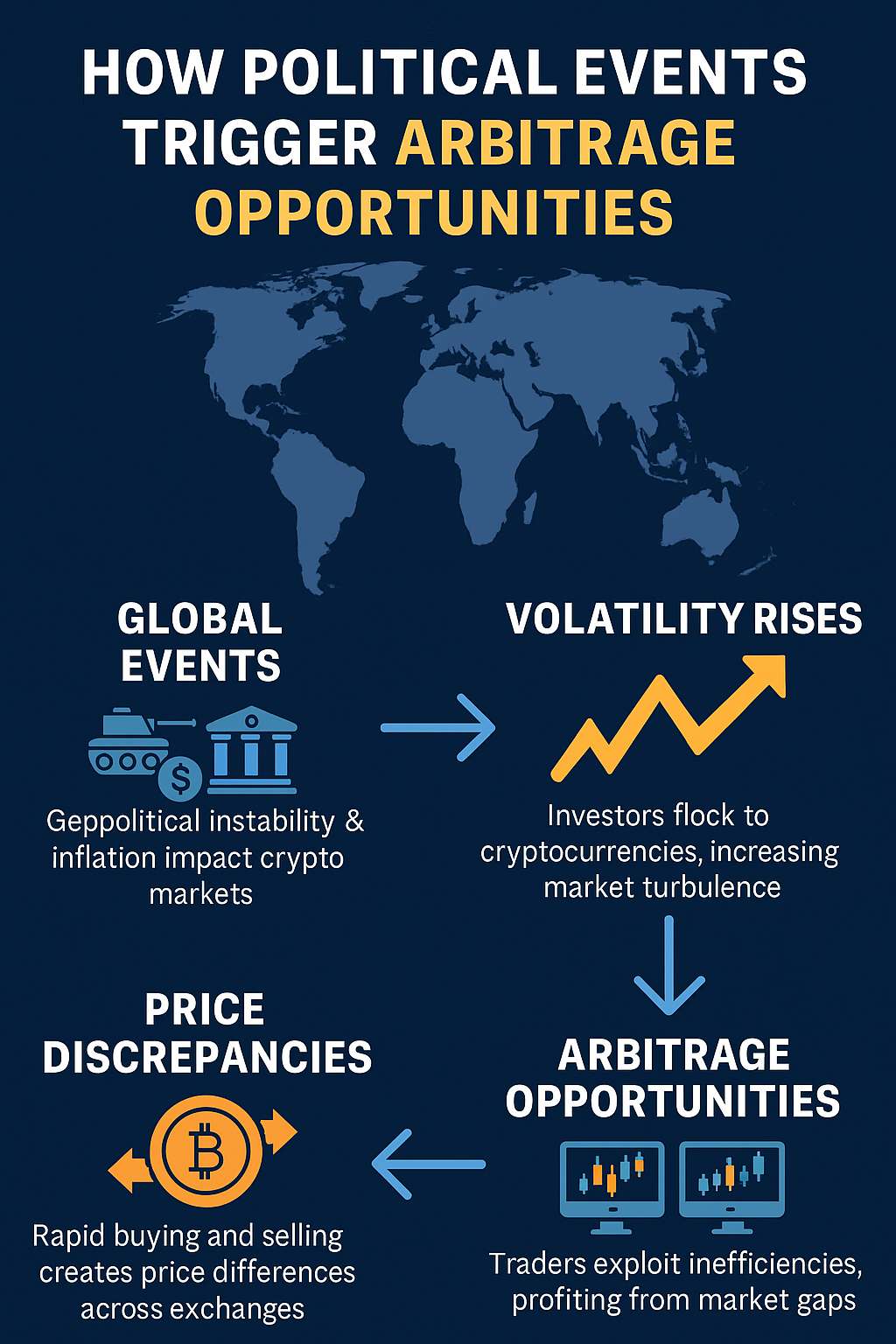 How Political Events Trigger Arbitrage Opportunities