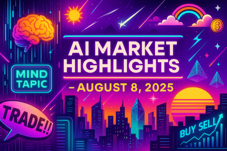 AI Market Highlights – August 8, 2025