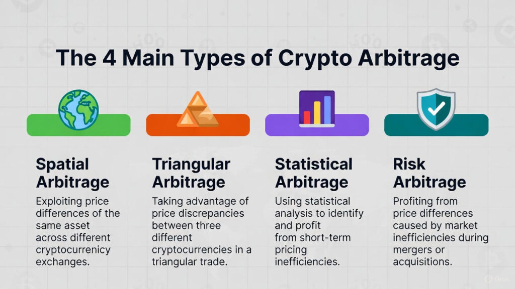 The 4 Main Types of Crypto Arbitrage