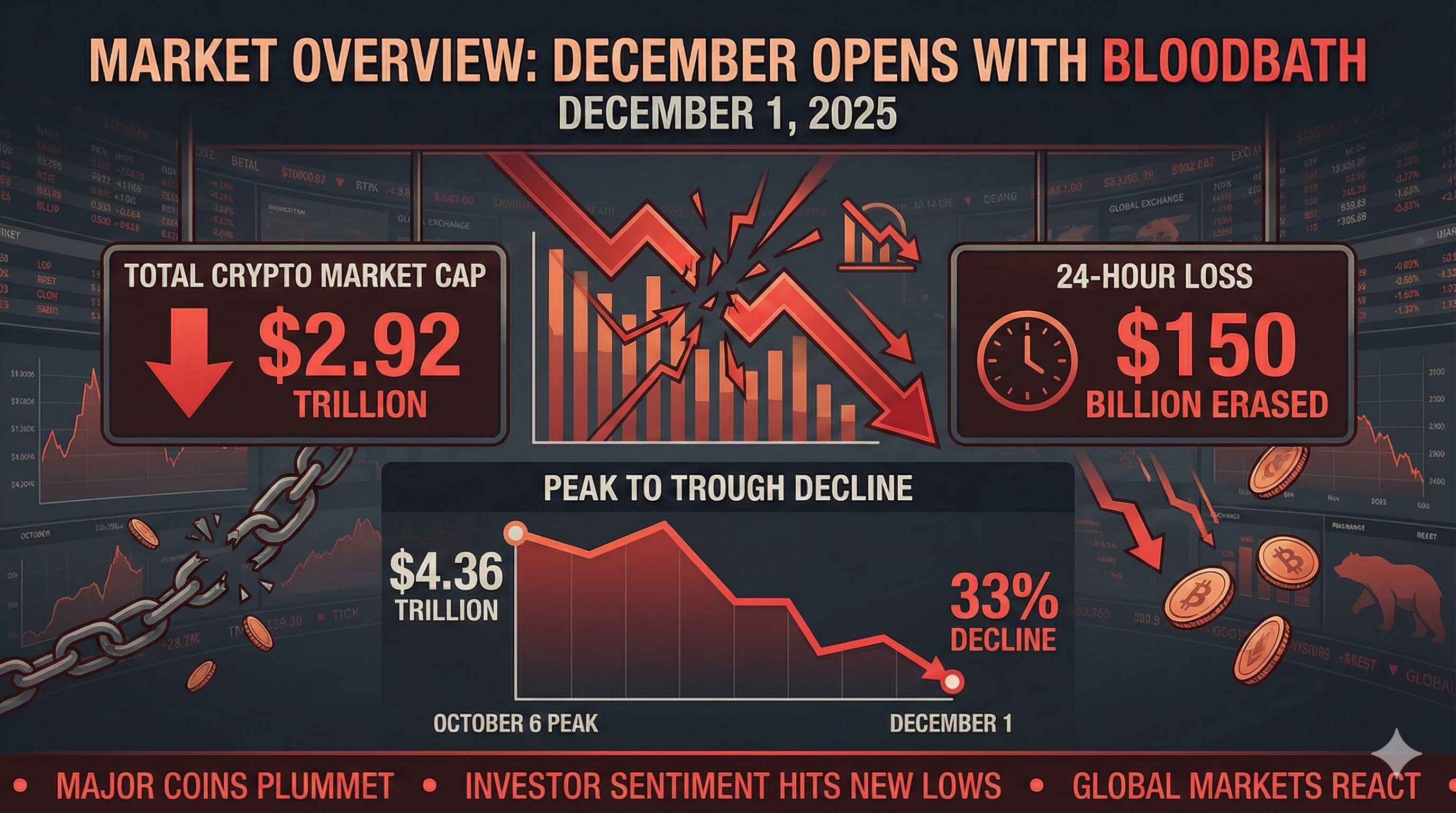 Market Overview: December Opens with Bloodbath