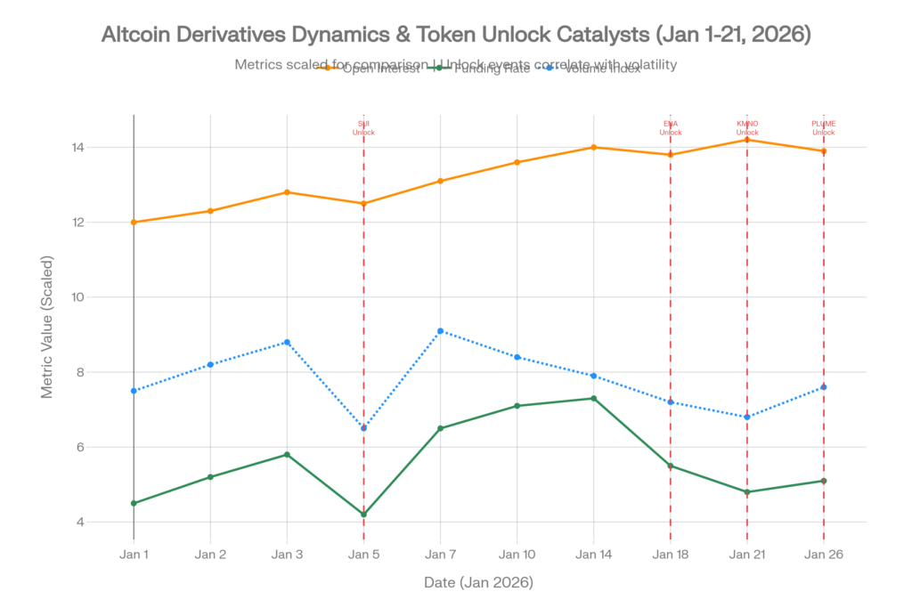 Derivatives Dynamics & Token Unlock Impact