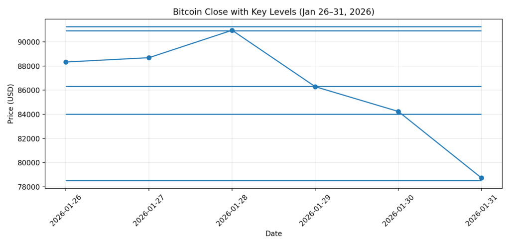 BTC key levels