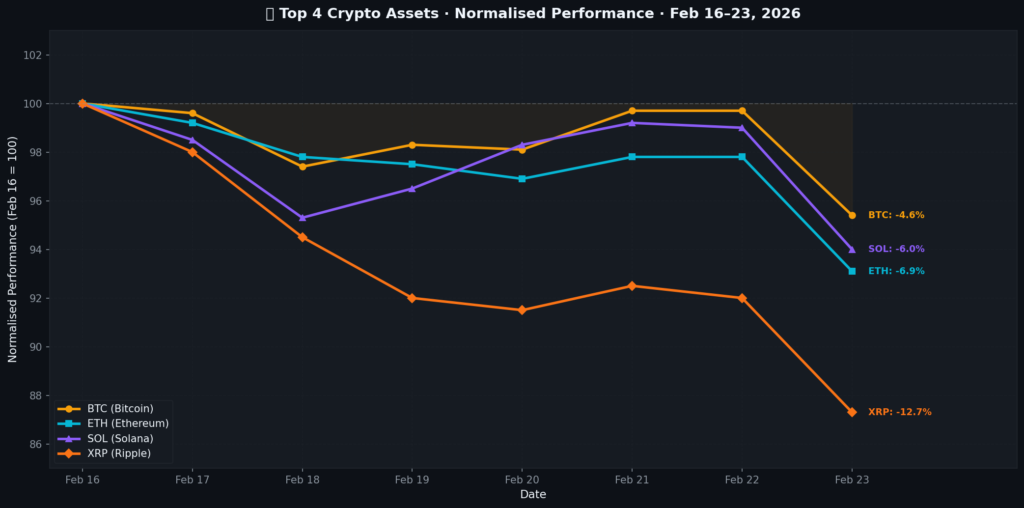 Multi-Asset Performance Comparison Chart