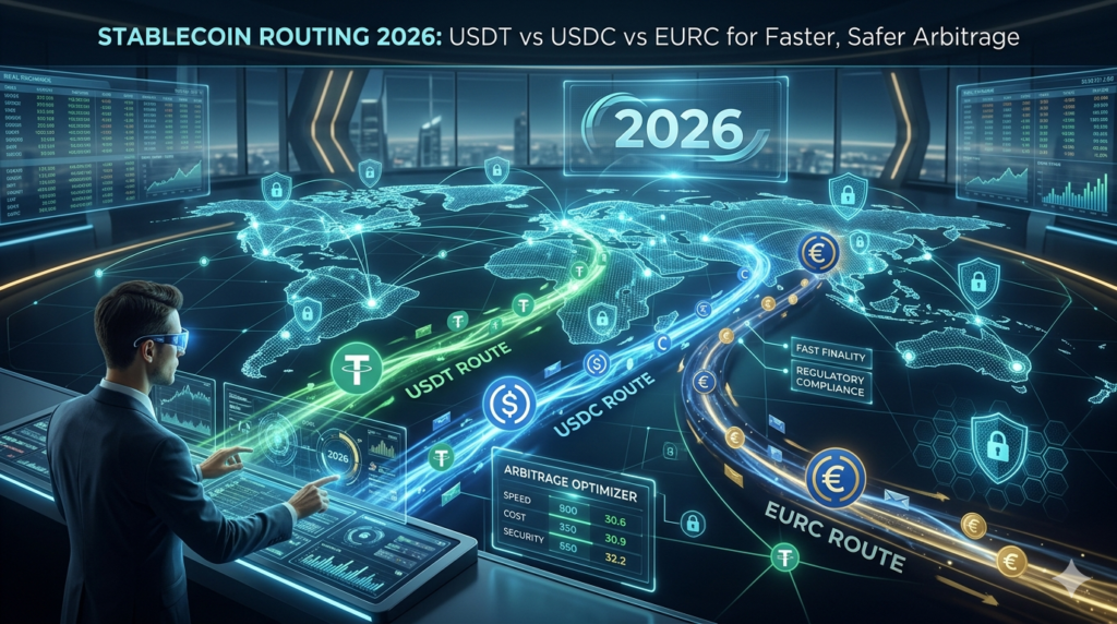 stablecoin routing arbitrage 2026