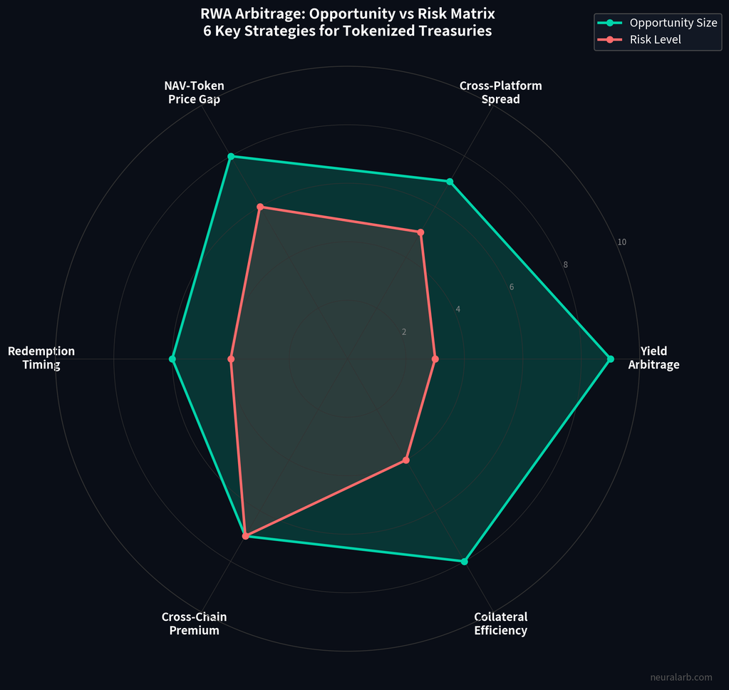 RWA Arbitrage: Opportunity vs Risk Matrix (Radar)