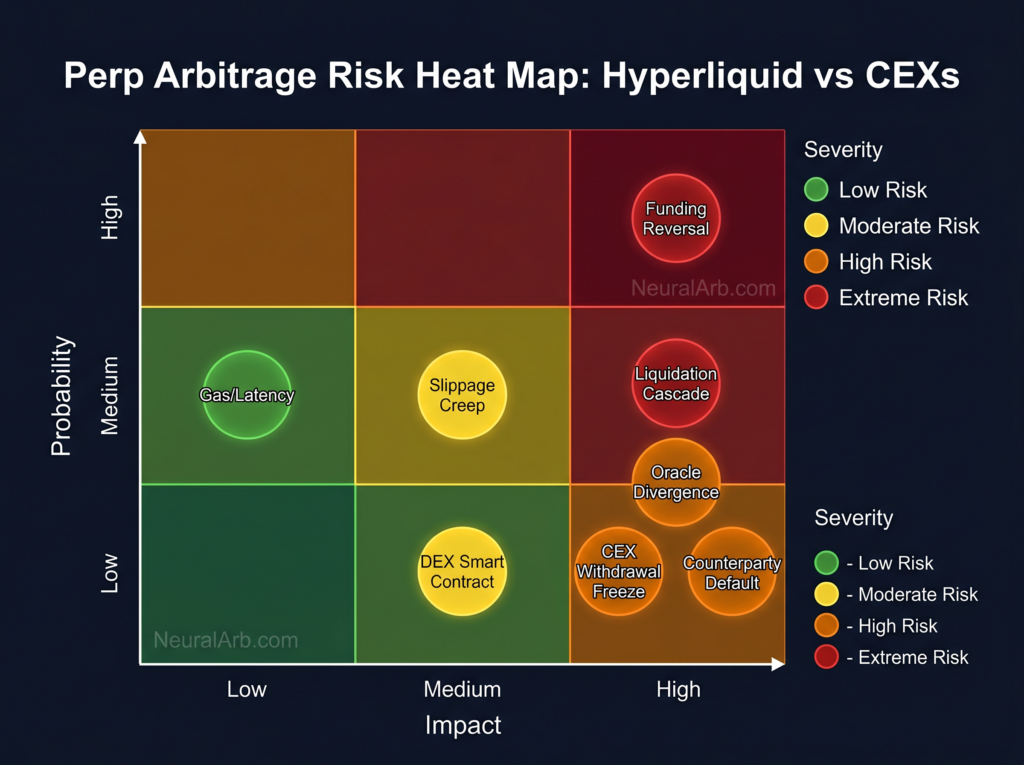 Risk Heat Map (probability × impact matrix)