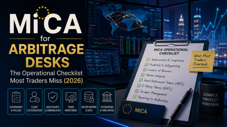 MiCA for Arbitrage Desks