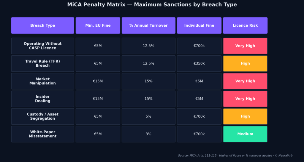 Penalty Matrix table